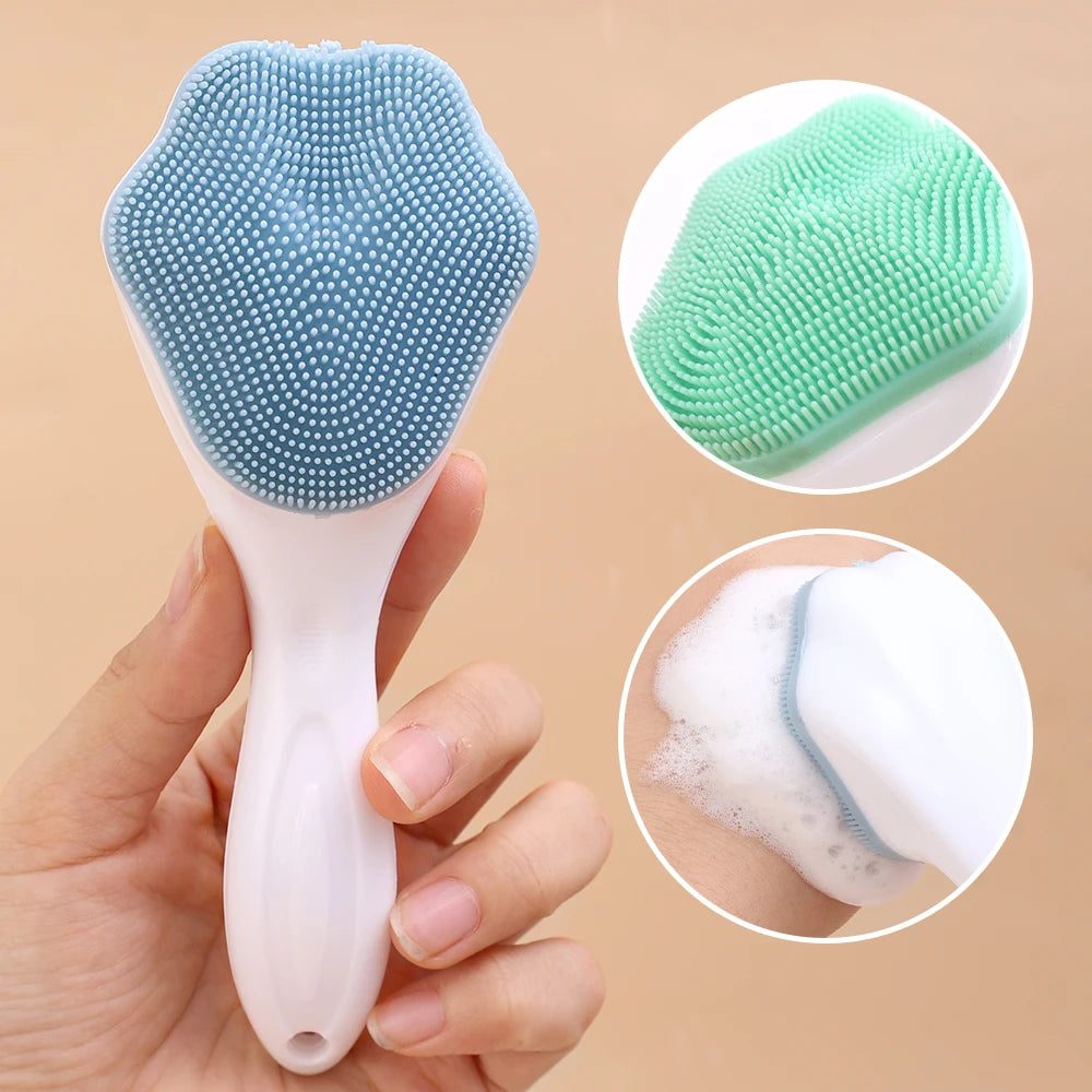 SilkyGlow – Silicone Facial Scrubber