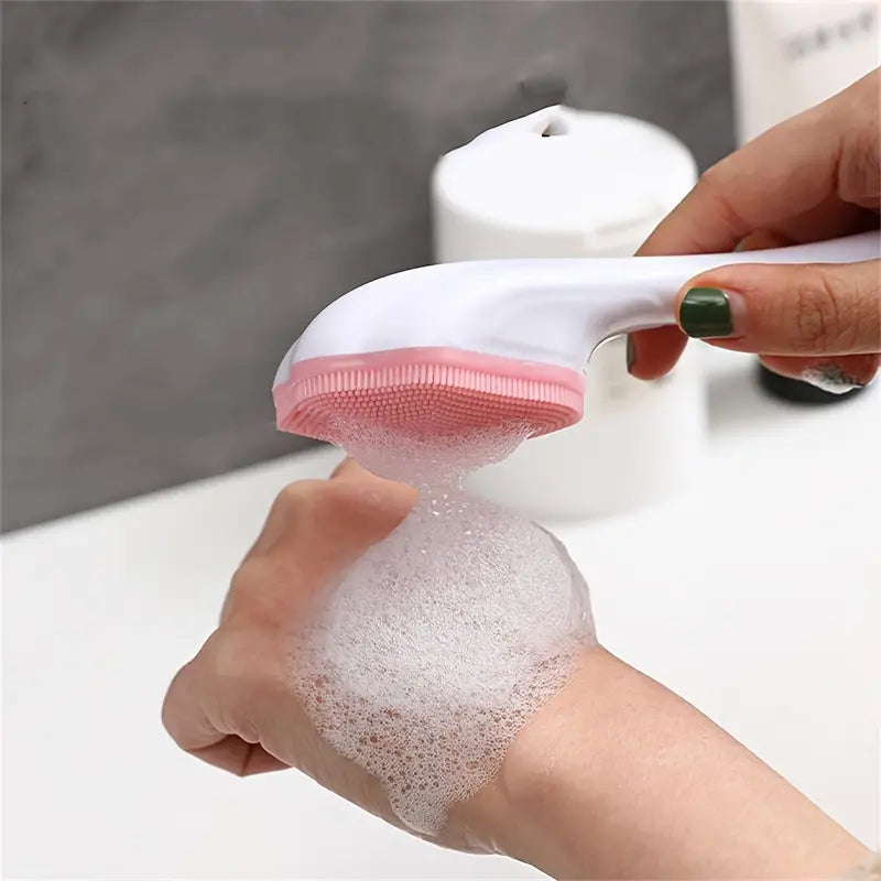 SilkyGlow – Silicone Facial Scrubber