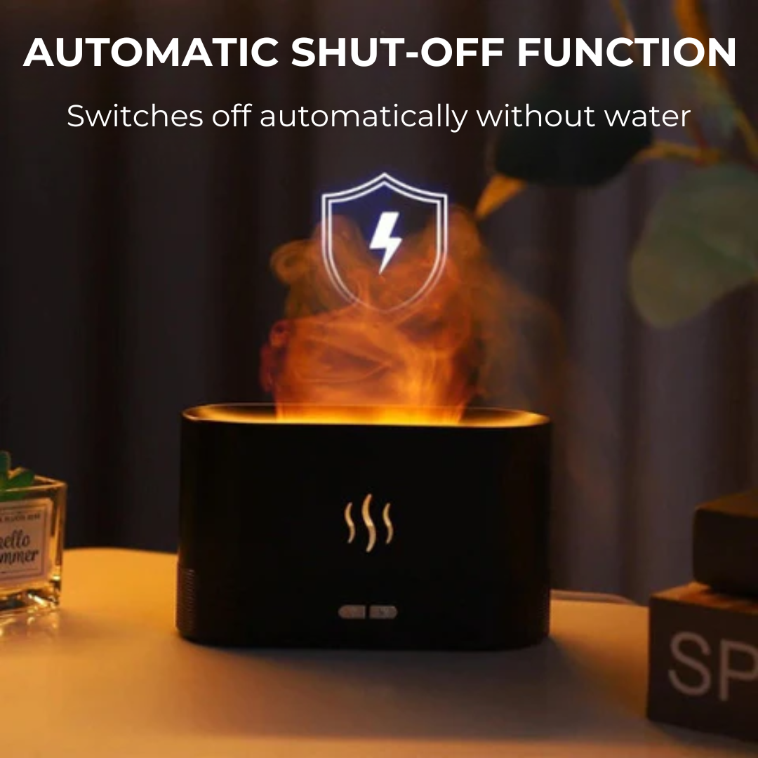 FlameGlow – Aromatherapy Diffuser with Flame Effect