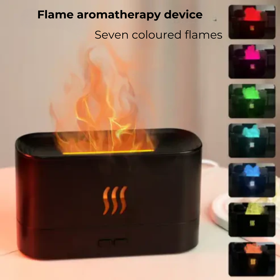 FlameGlow – Aromatherapy Diffuser with Flame Effect