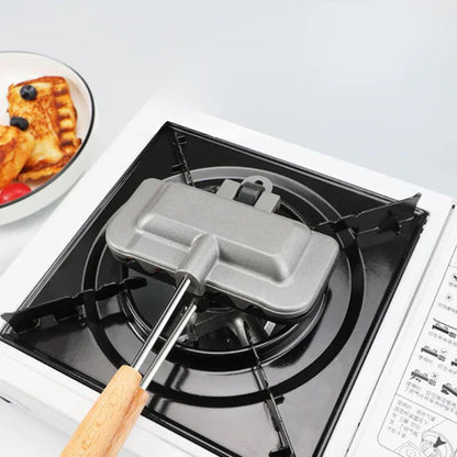 Double-Sided Non-Stick Grill – Compact and Convenient