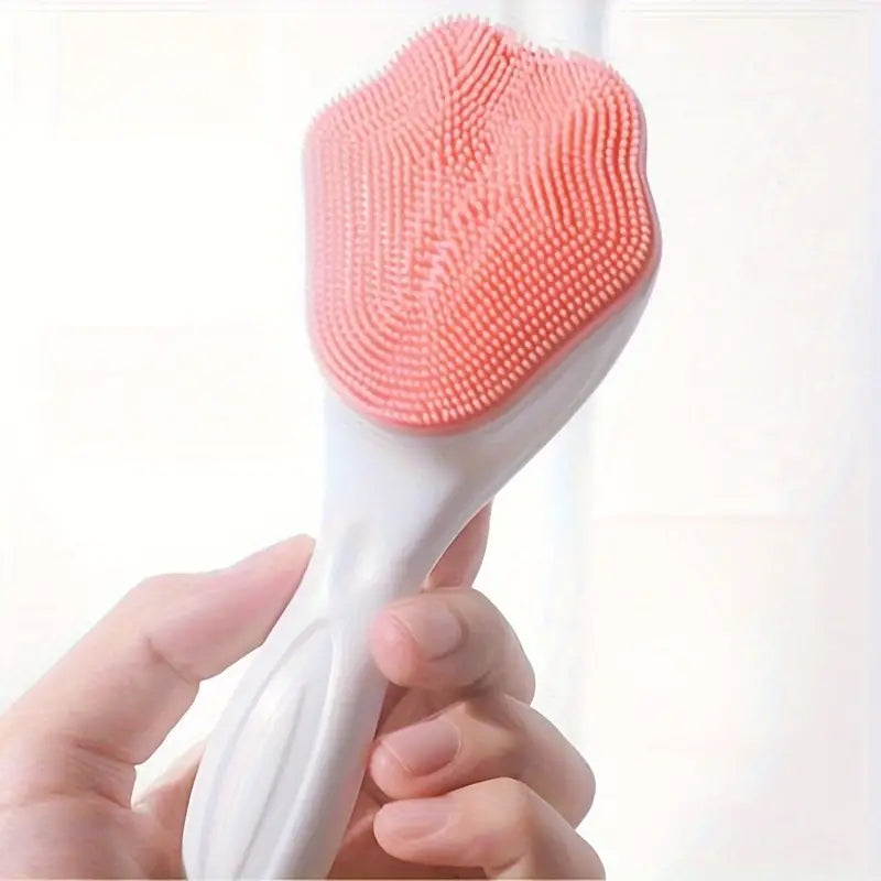 SilkyGlow – Silicone Facial Scrubber