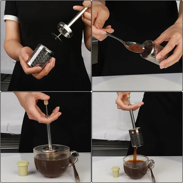 Pressinox – Stainless Steel Portable Coffee & Tea Infuser