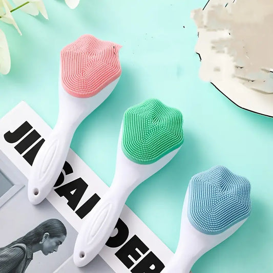 SilkyGlow – Silicone Facial Scrubber