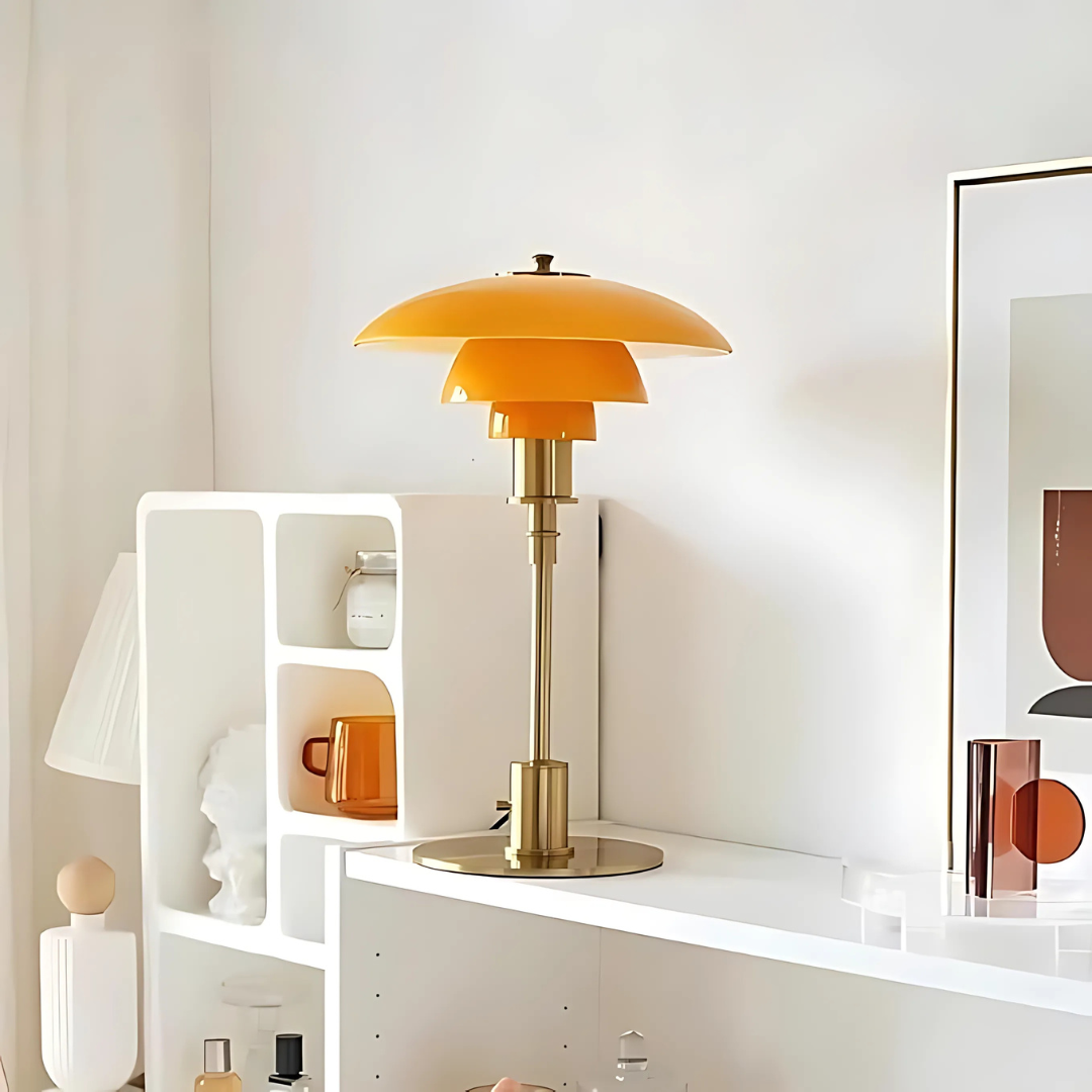 CelestialGlimmer – Nordic Simple Glass Table Lamp