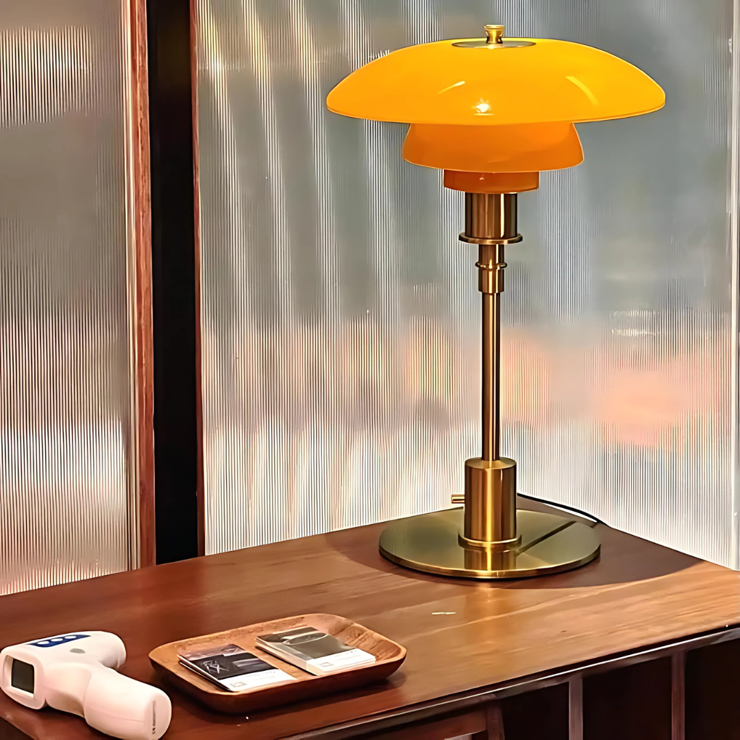 CelestialGlimmer – Nordic Simple Glass Table Lamp