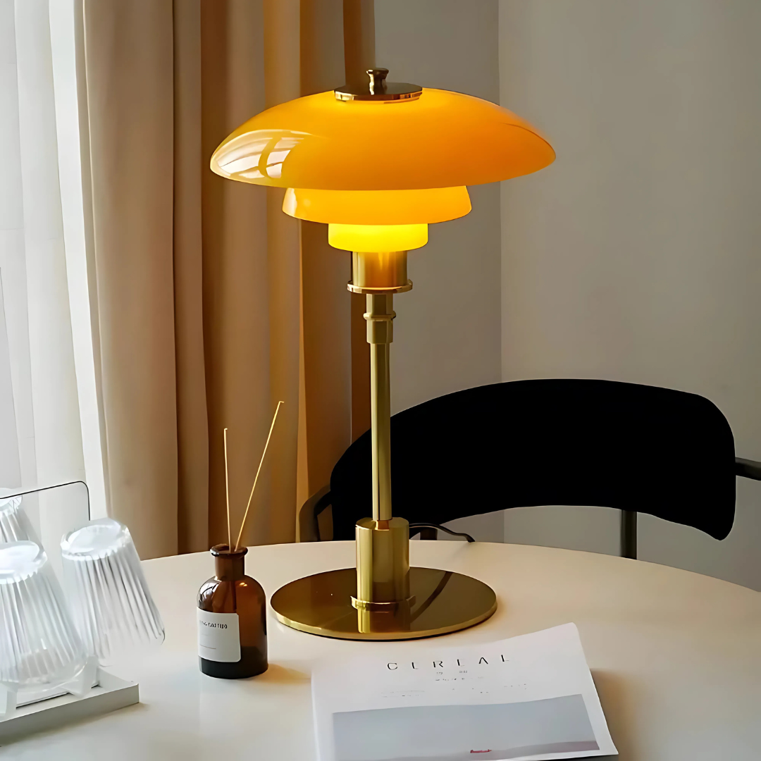 CelestialGlimmer – Nordic Simple Glass Table Lamp