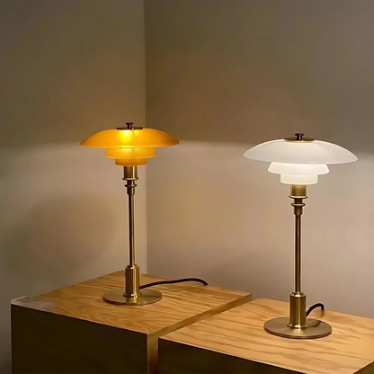 CelestialGlimmer – Nordic Simple Glass Table Lamp