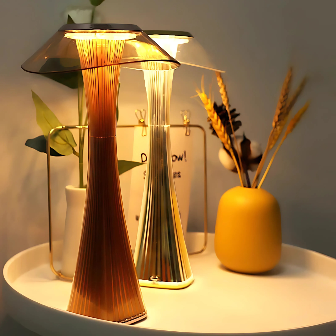LED Diamond Table Lamp – Rechargeable Touch Control Light