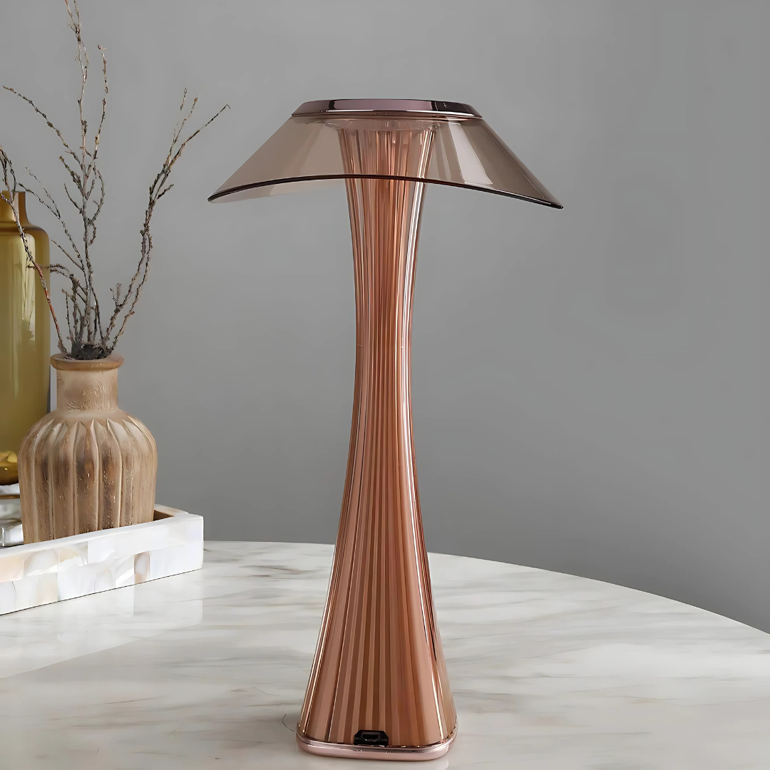 LED Diamond Table Lamp – Rechargeable Touch Control Light