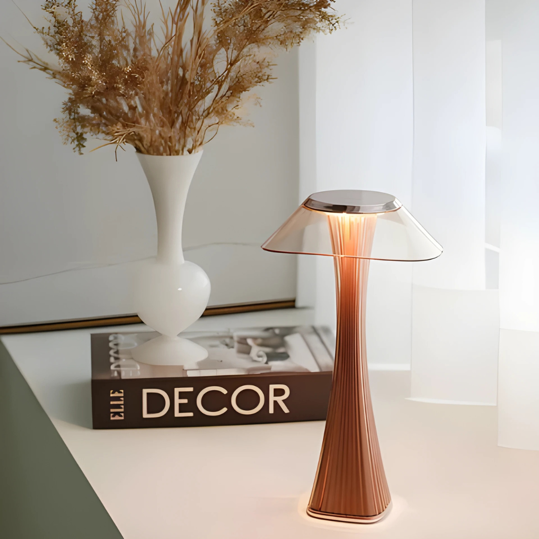 LED Diamond Table Lamp – Rechargeable Touch Control Light