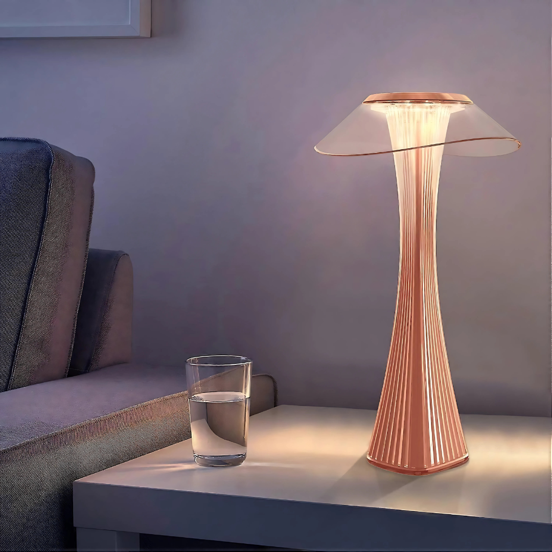 LED Diamond Table Lamp – Rechargeable Touch Control Light