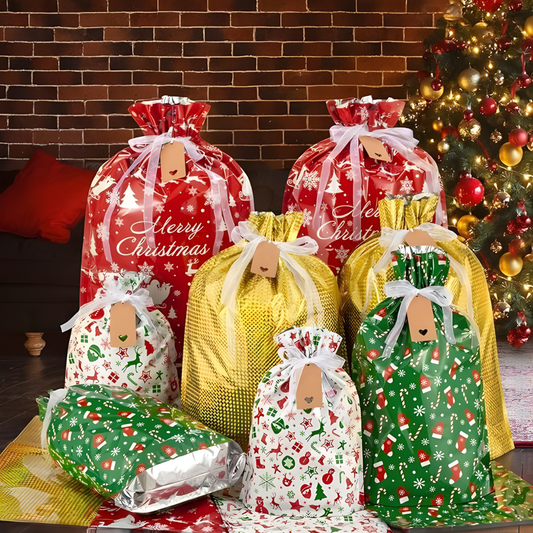 ChristmasWrap – 27 Reusable Gift Bags for Effortless Holiday Wrapping