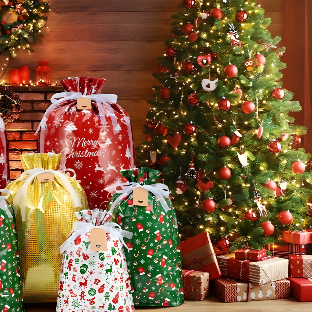 ChristmasWrap – 27 Reusable Gift Bags for Effortless Holiday Wrapping