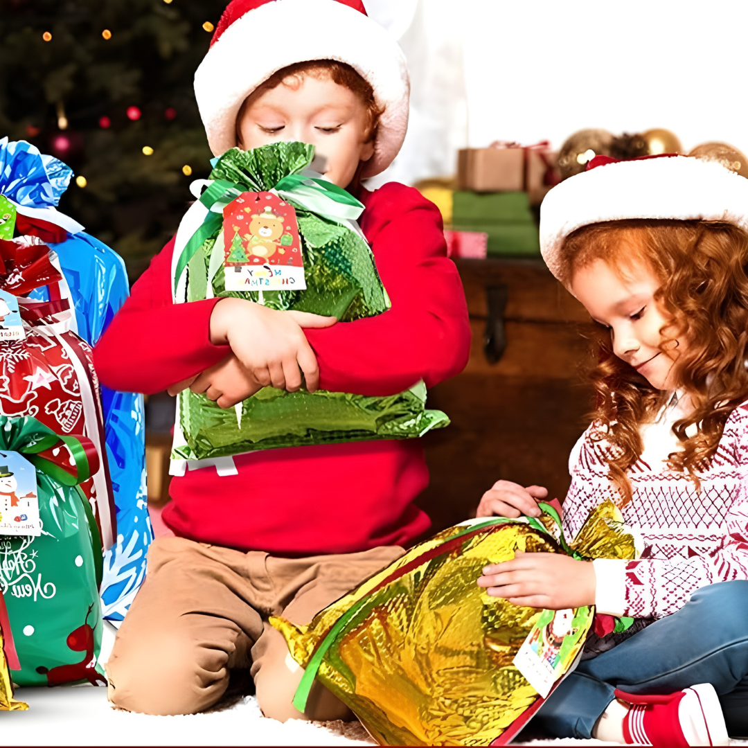ChristmasWrap – 27 Reusable Gift Bags for Effortless Holiday Wrapping