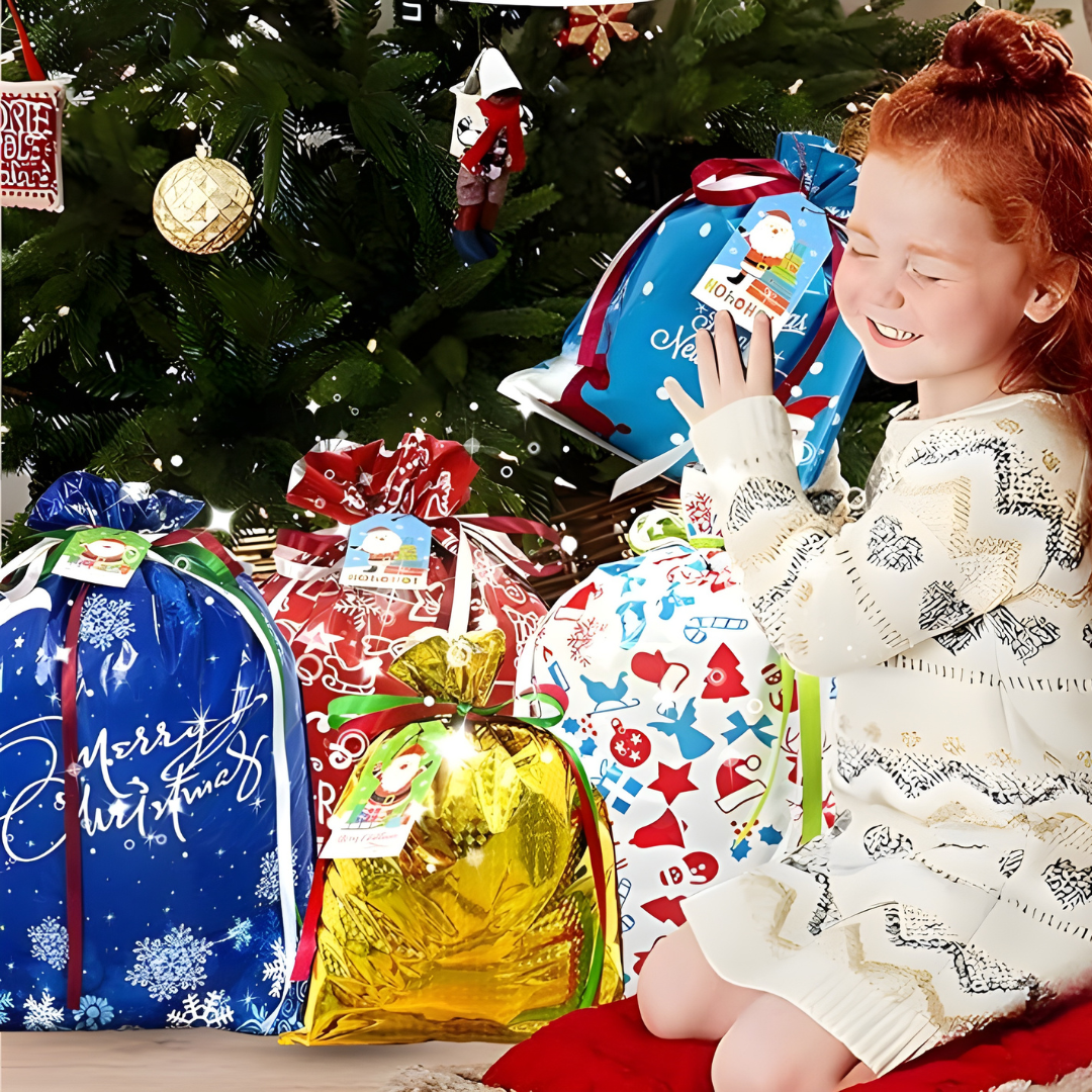 ChristmasWrap – 27 Reusable Gift Bags for Effortless Holiday Wrapping