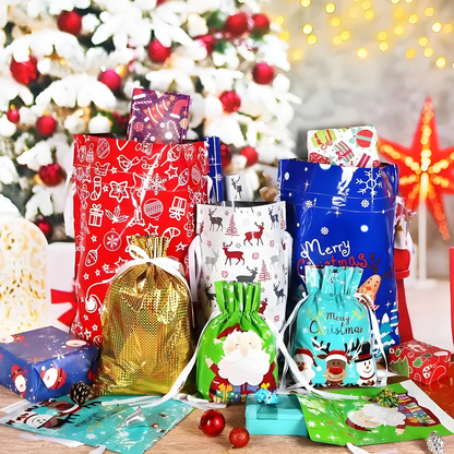 ChristmasWrap – 27 Reusable Gift Bags for Effortless Holiday Wrapping