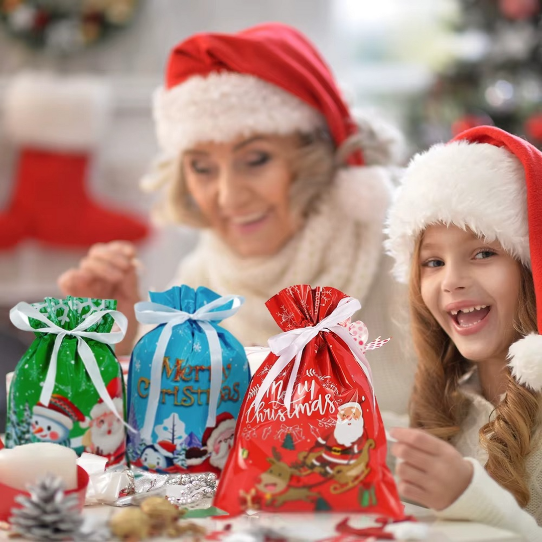 ChristmasWrap – 27 Reusable Gift Bags for Effortless Holiday Wrapping