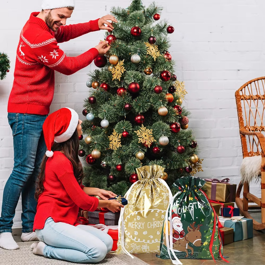 ChristmasWrap – 27 Reusable Gift Bags for Effortless Holiday Wrapping