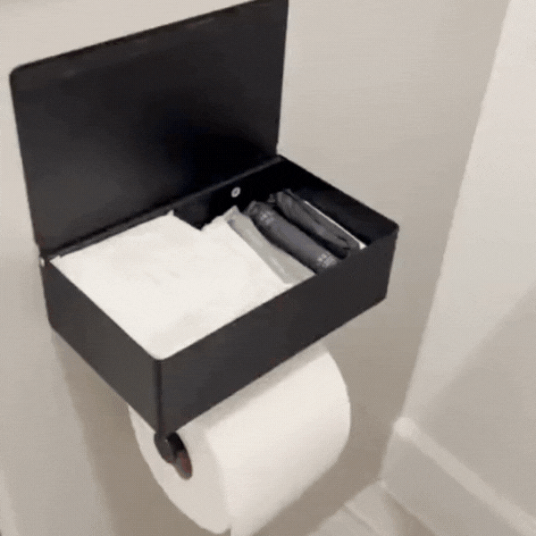 SteelGrace - Premium Toilet Paper Holder