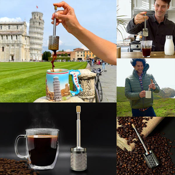 Pressinox – Stainless Steel Portable Coffee & Tea Infuser
