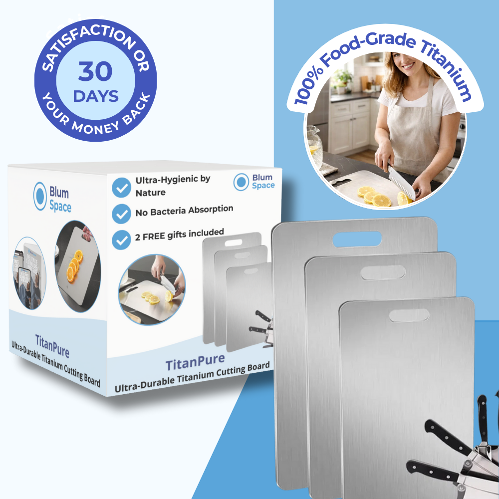 Titanium Cutting Board – Safe & Hygienic Kitchen Essential