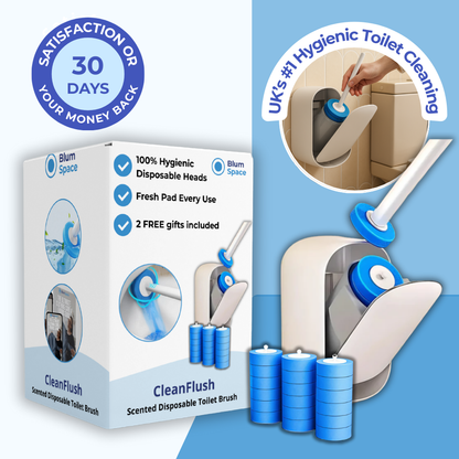 Scented Disposable Toilet Brush ( 24 Heads Included )