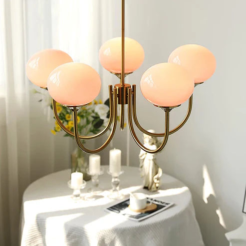 Macaron Design Pendant Light – Floral Elegance in the Air