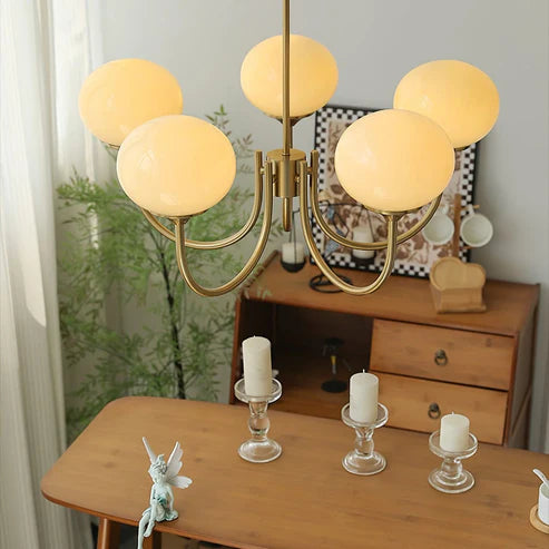 Macaron Design Pendant Light – Floral Elegance in the Air