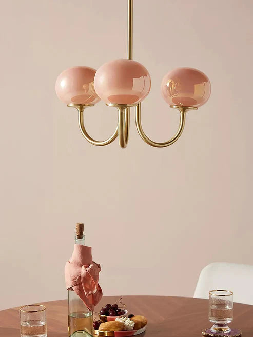 Macaron Design Pendant Light – Floral Elegance in the Air