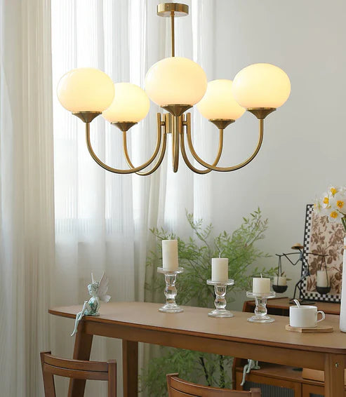 Macaron Design Pendant Light – Floral Elegance in the Air