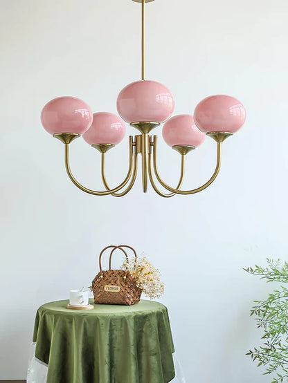 Macaron Design Pendant Light – Floral Elegance in the Air