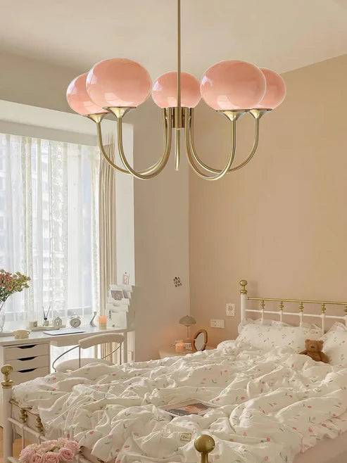 Macaron Design Pendant Light – Floral Elegance in the Air