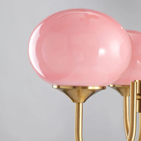 Macaron Design Pendant Light – Floral Elegance in the Air