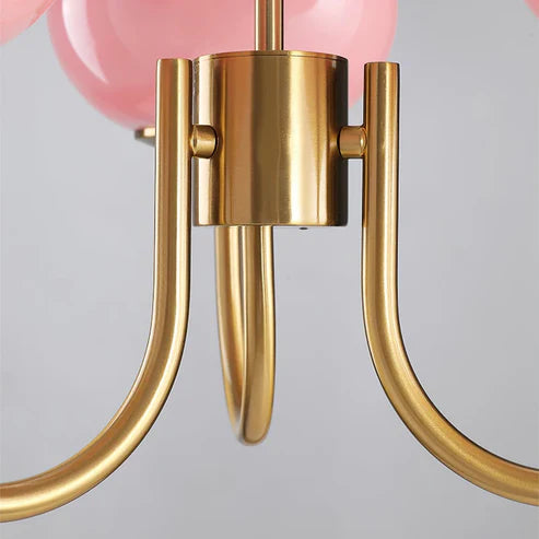 Macaron Design Pendant Light – Floral Elegance in the Air