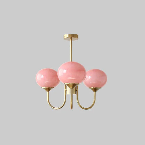Macaron Design Pendant Light – Floral Elegance in the Air