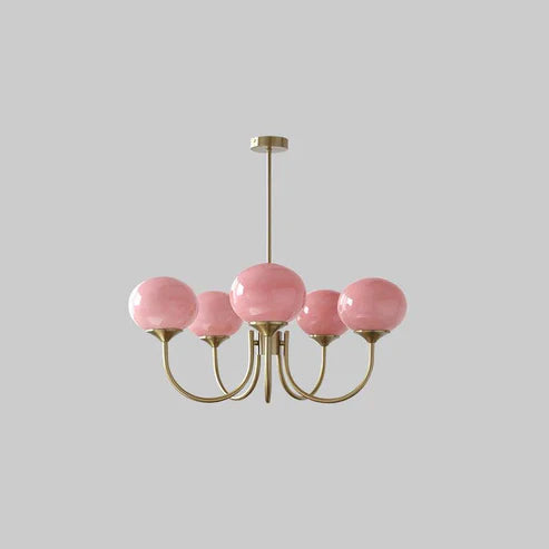 Macaron Design Pendant Light – Floral Elegance in the Air