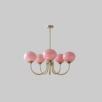 Macaron Design Pendant Light – Floral Elegance in the Air
