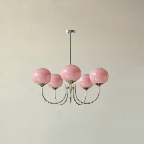 Macaron Design Pendant Light – Floral Elegance in the Air