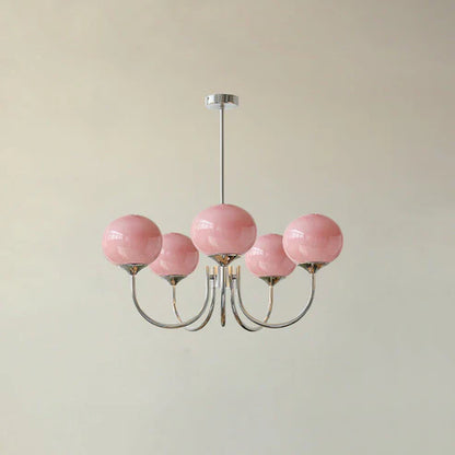 Macaron Design Pendant Light – Floral Elegance in the Air