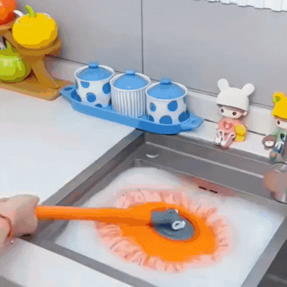 360° Microfiber Spin Mop + Extendable Handle (+ 1 free extra Microfibre head)