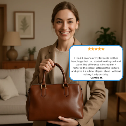 EverGloss – Universal Leather & Wood Revitalizer (+ 3 free microfibre cloths)