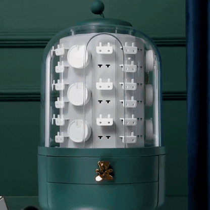 LuxeVault – Rotating Jewelry Organizer