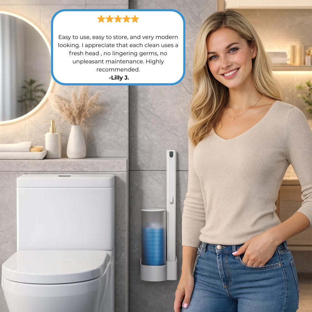 Scented Disposable Toilet Brush ( 24 Heads Included )