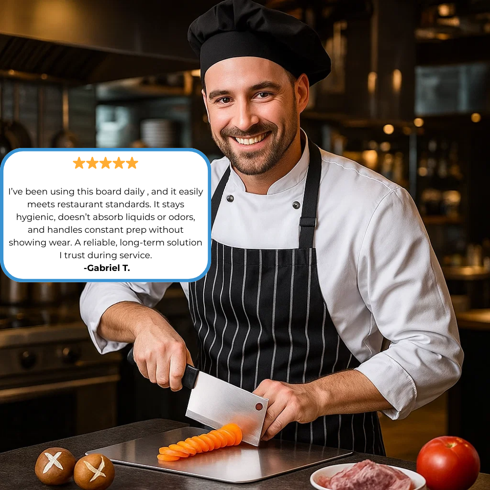 Titanium Cutting Board – Safe & Hygienic Kitchen Essential