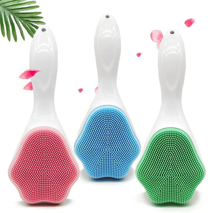 SilkyGlow – Silicone Facial Scrubber
