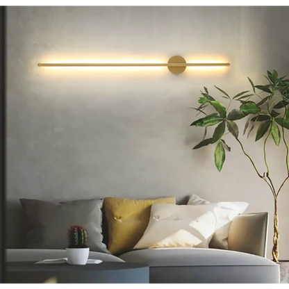 Sleek Glow - Linear LED Wall Lamp in Premium Aluminum