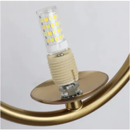 Moonlight Wall Sconce – Metal & Frosted Glass