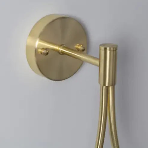 Moonlight Wall Sconce – Metal & Frosted Glass
