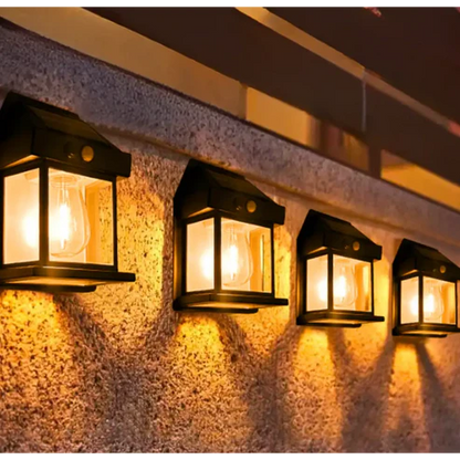 SolarGlow – Intelligent Wall Light with Motion Sensor